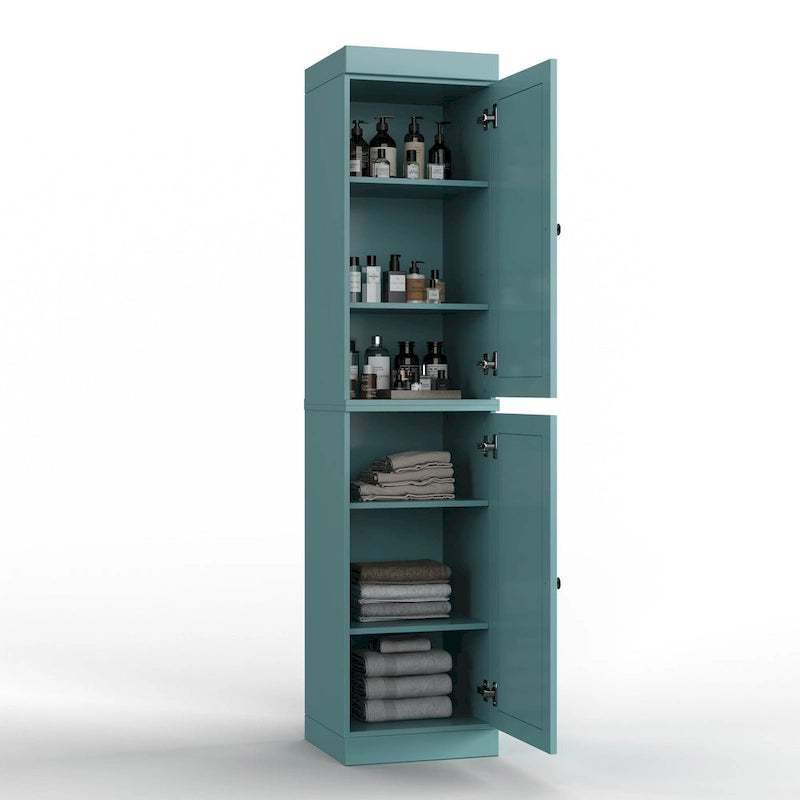 100% Solid Wood 16.5  Bathroom Cabinet with Optional Doors by Palace Imports