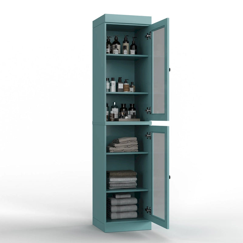 100% Solid Wood 16.5  Bathroom Cabinet with Optional Doors by Palace Imports