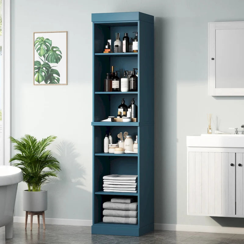 100% Solid Wood 16.5  Bathroom Cabinet with Optional Doors by Palace Imports