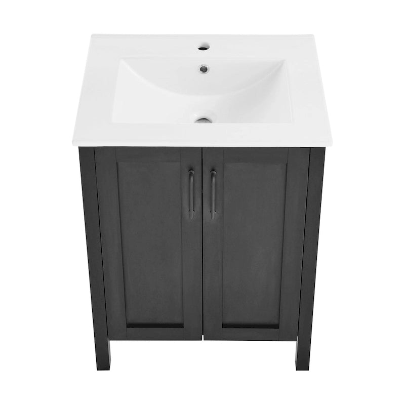 Avallon 24  Bathroom Vanity in Matte Black