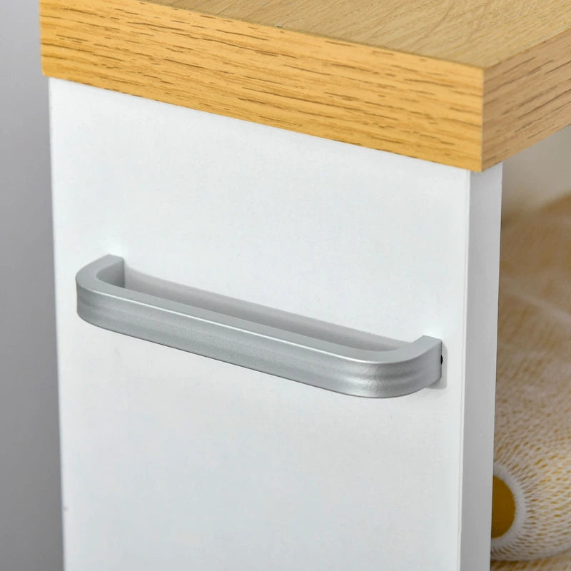 Bathroom Cabinet with Wheels Storage Organizer