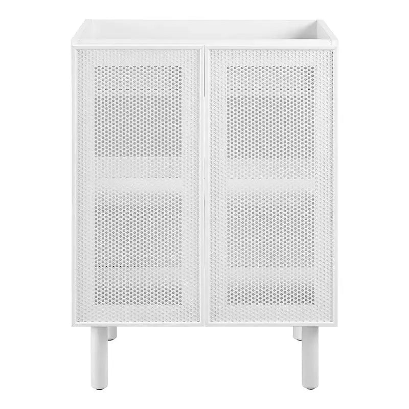 Calla 24  Perforated Metal Bathroom Vanity Cabinet (Sink Basin Not Included)