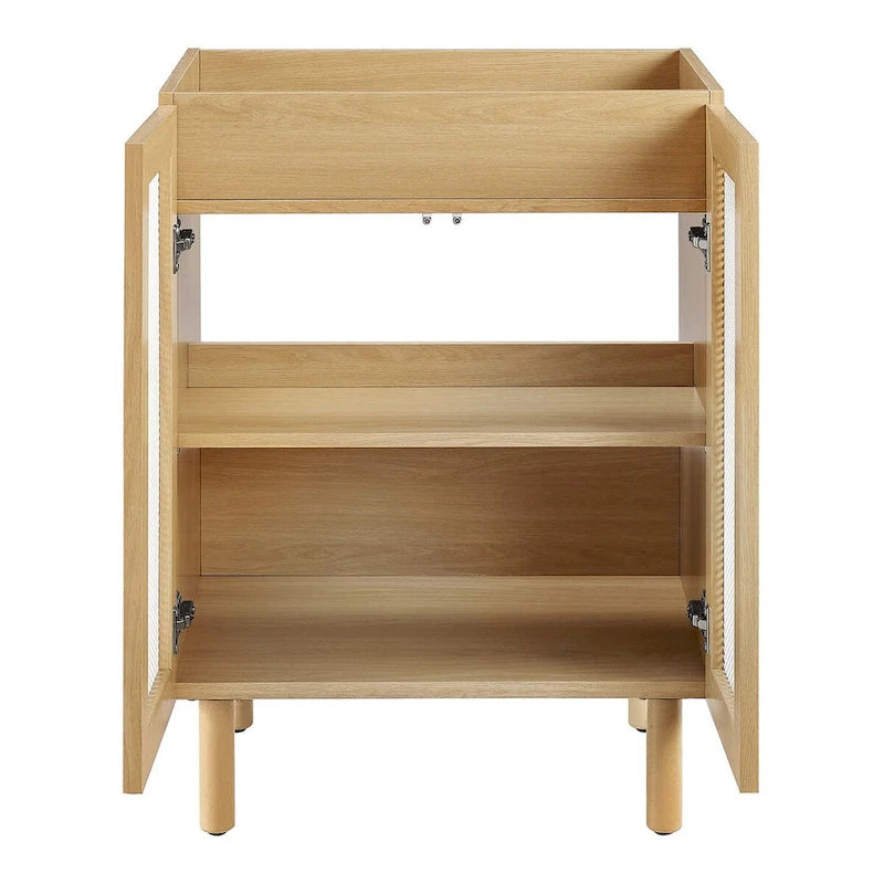 Calla 24  Perforated Metal Bathroom Vanity Cabinet (Sink Basin Not Included)