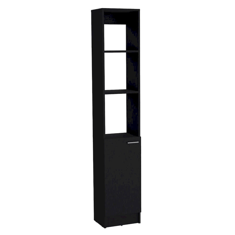 Parks Linen Bathroom Storage Cabinet with 6 Shelves