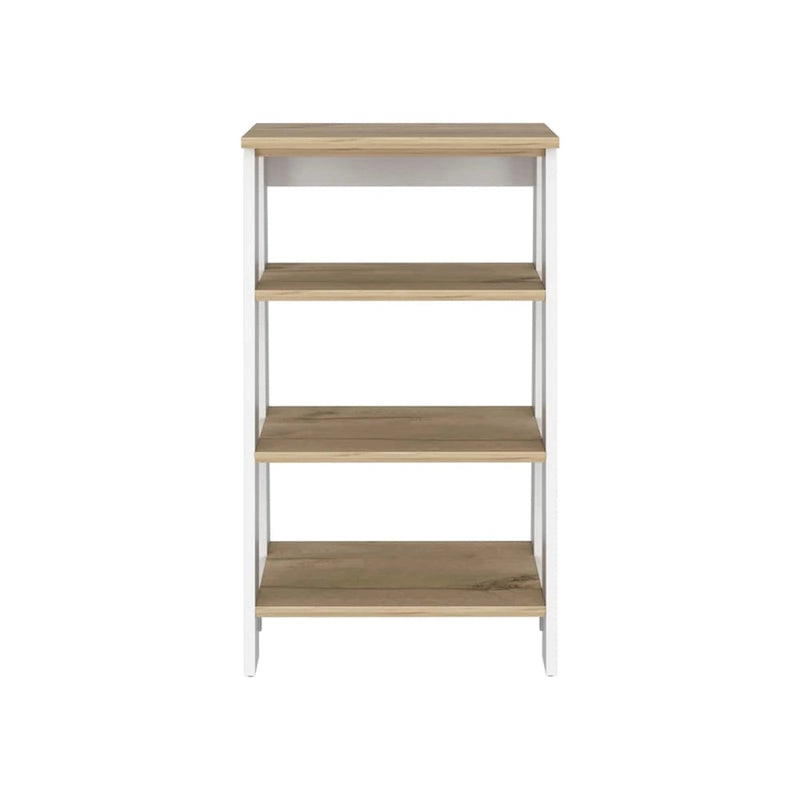Colyn Linen Cabinet, Four Shelves, Vertical, Light Oak / WhiteHigh quality and durable