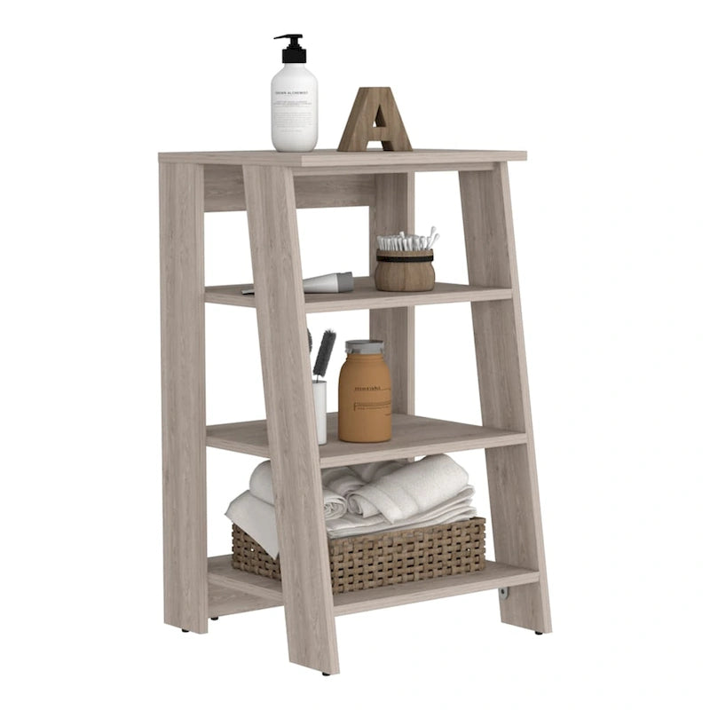 Colyn Linen Cabinet, Four Shelves, Vertical, Light Oak / WhiteHigh quality and durable