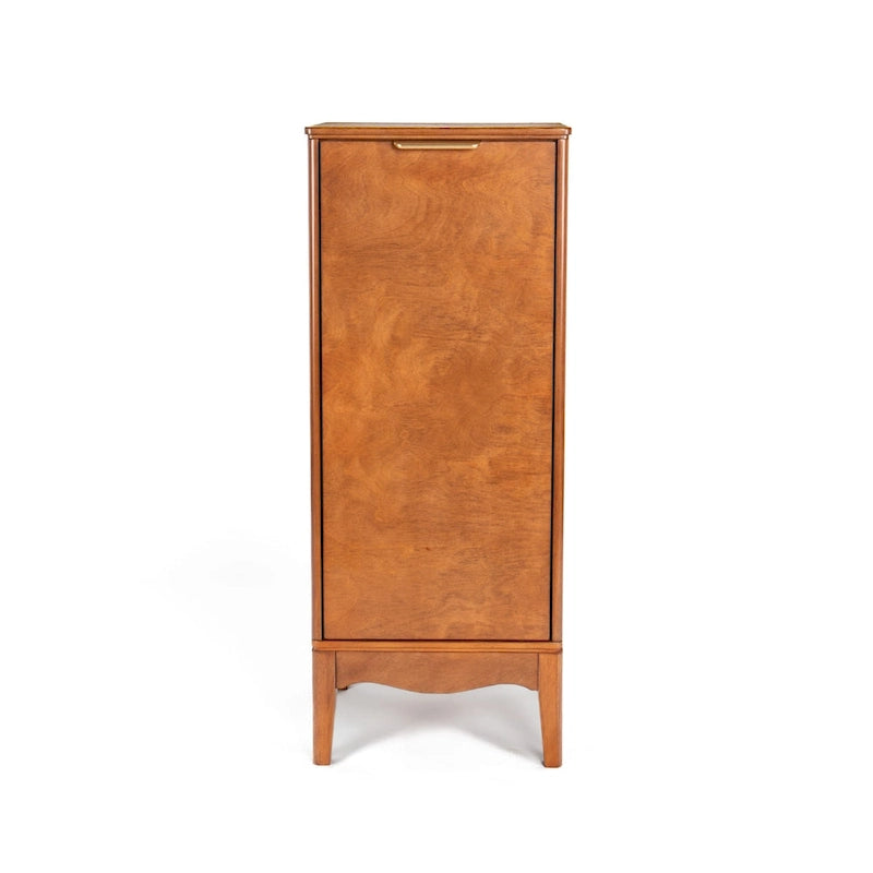 Modern Bathroom Floor Cabinet &Linen cabinet with Adjustable Shelves,Antique Brass(14.5 12.6 35.7 )