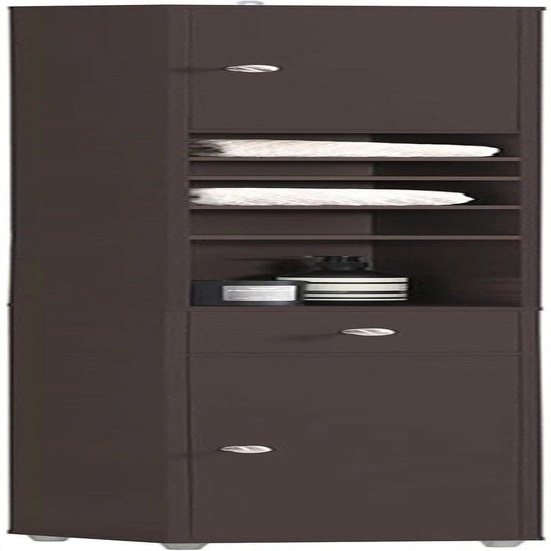 Black Bathroom Tall Cabinet - 7.87 D x 7.87 W x 70.87 H