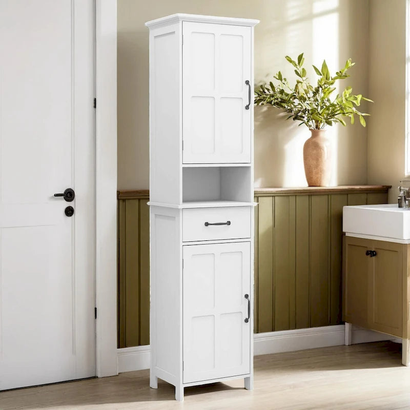 Double Door Narrow Height Floor Standing Cabinet