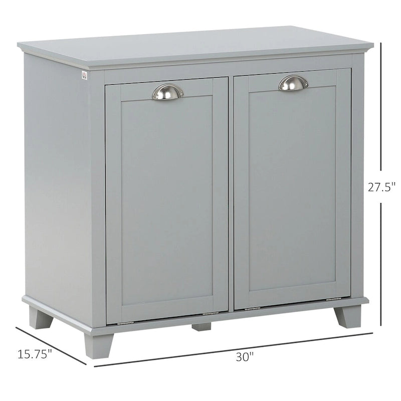 Tilt-Out Laundry Sorter Cabinet