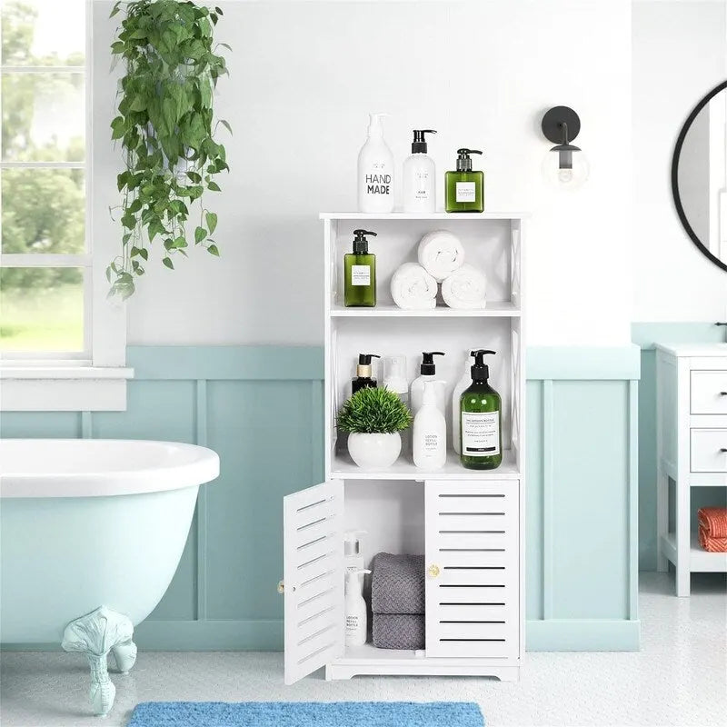 Bathroom Floor Storage Cabinet - 8.6 D x 11.8 W x 29.5 H