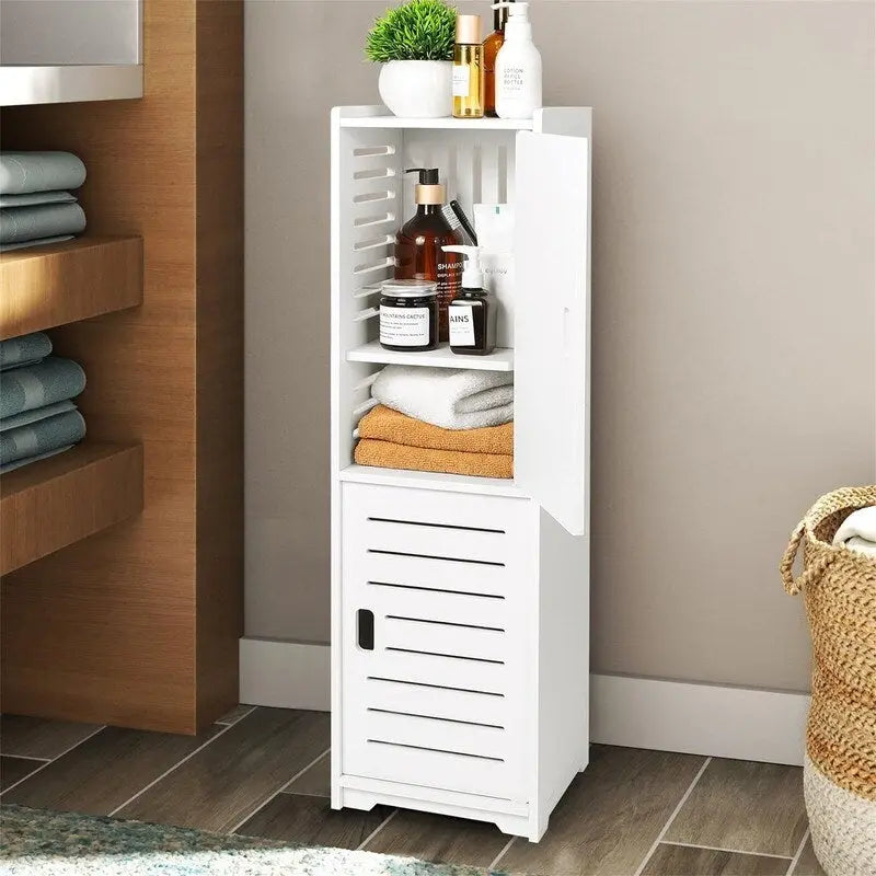 Small Waterproof Bathroom Cabinets Free Standing - 8.7 D x 8.7 W x 29.5 H