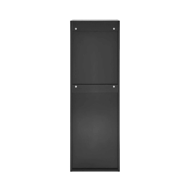 Annecy 15  W x 46  H x 12  D Linen Cabinet in Phantom Black