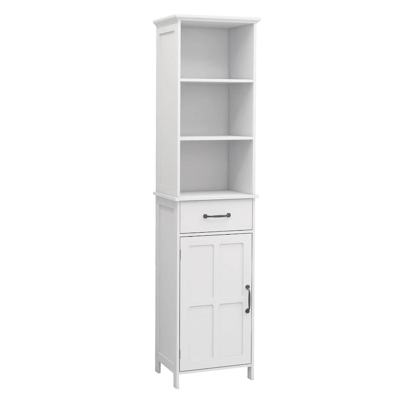 Floor Standing Cabinet with 2 Doors and 1 Drawer - White