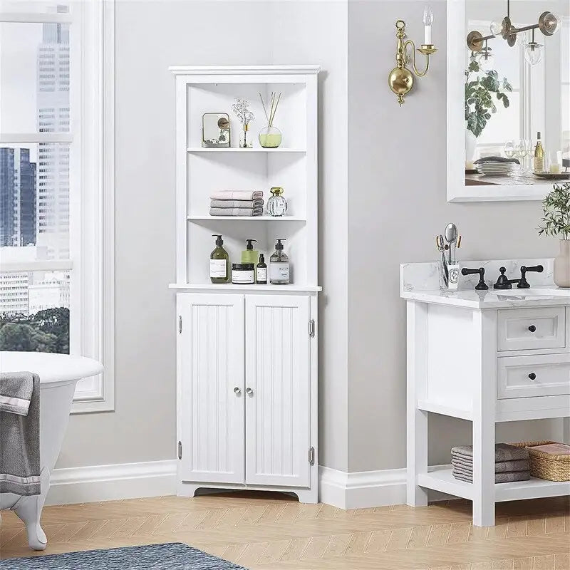 Bathroom Corner Cabinet - 13 D x 23 W x 65 H