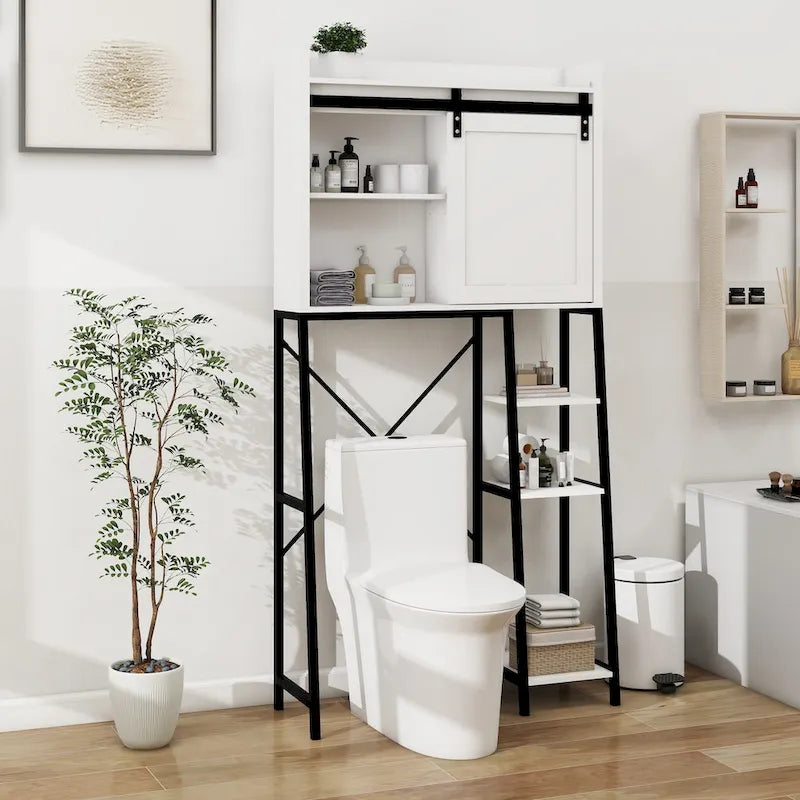 Over The Toilet Storage Cabinet Bathroom Shelves Over Toilet - 32.48 L * 11.81 W * 64.56 H