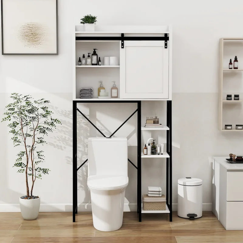 Over The Toilet Storage Cabinet Bathroom Shelves Over Toilet - 32.48 L * 11.81 W * 64.56 H