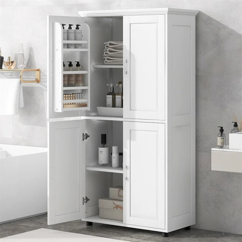 Bathroom Floor Storage Cabinet,Storage Unit,Freestanding Cabinet