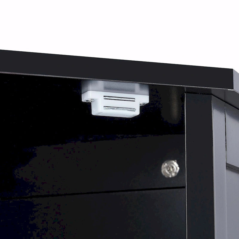 Triangle Corner Bathroom Storage Cabinet with Adjustable Shelf