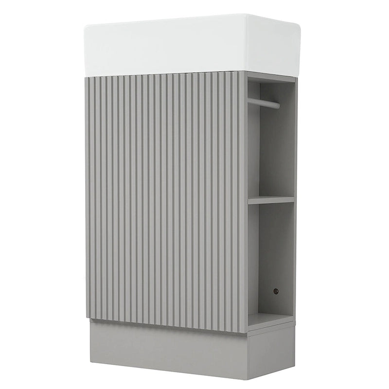 Bathroom Vanity Cabinet with Two-tier Shelf