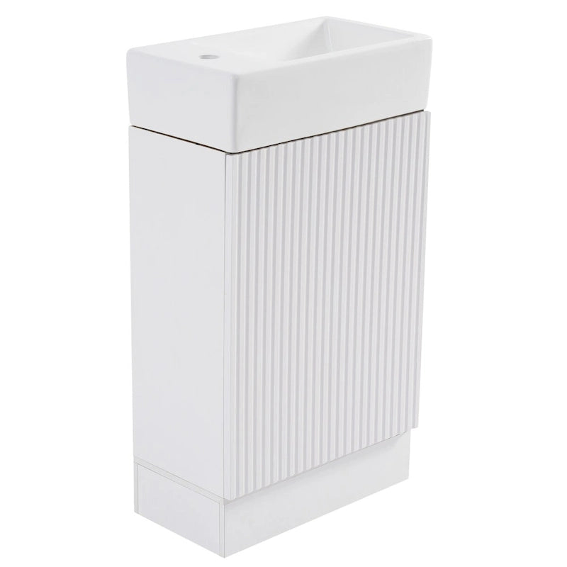 Bathroom Vanity Cabinet with Two-tier Shelf