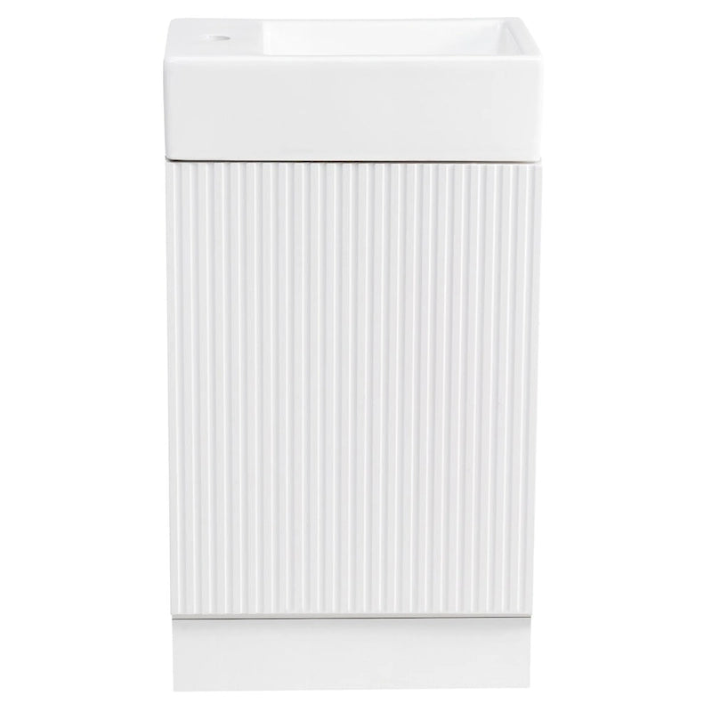 Bathroom Vanity Cabinet with Two-tier Shelf